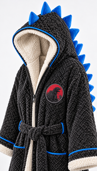 Godzilla Heated Blanket Robe