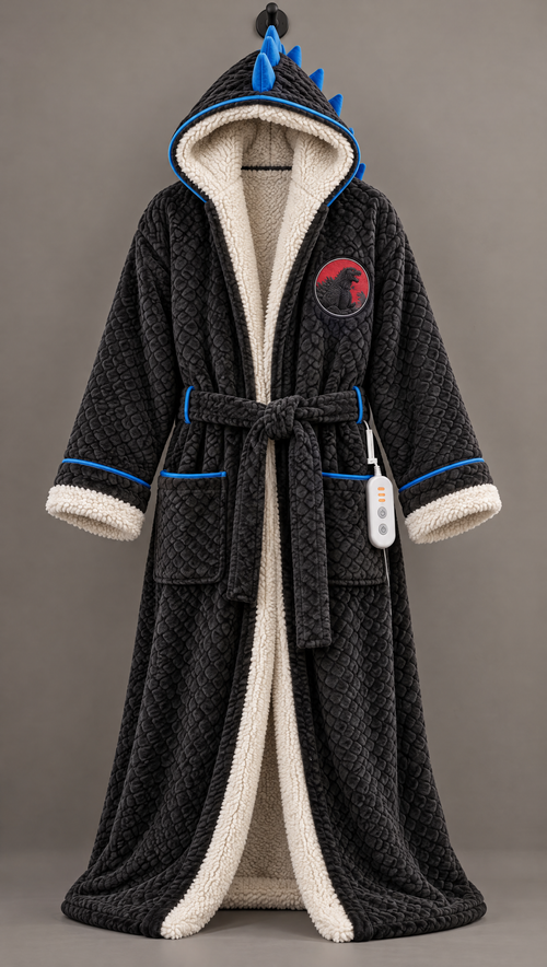 Godzilla Heated Blanket Robe