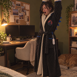 Godzilla Heated Blanket Robe